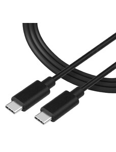 Tactical Smooth Thread kabel USB C/USB C 1m Černá
