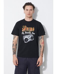 Bavlněné tričko A Bathing Ape Bape Boombox Tee M černá barva, s potiskem, 1J80110044