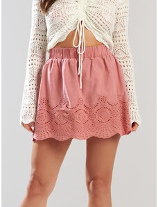Sinsay - Mini sukně - pastelová růžová