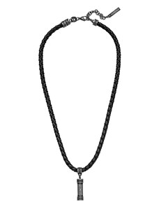 Police Moderní kožený náhrdelník pro muže Barrell PEAGN0035001