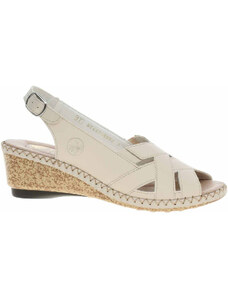 Rieker Sandály Dámské sandály 66189-60 beige >