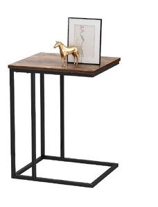 Flamenco Mystique Pojízdný konferenční stůl STL06, dýhovaná deska, kovový rám, 35x50 cm