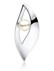 Stříbrný (925) elegantní přívěsek s perlou