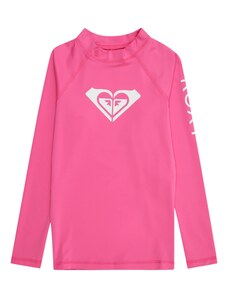 ROXY Funkční tričko 'WHOLE HEARTED' pink / bílá