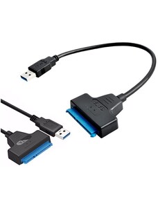 Izoxis Adaptér USB na SATA 3.0 s moderním chipsetem, LED indikací a Plug & Play systémem, kompatibilní s Windows/MAC OS/Linux