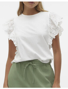 VERO MODA VMHANNE SS LACE TOP JRS SPE GA