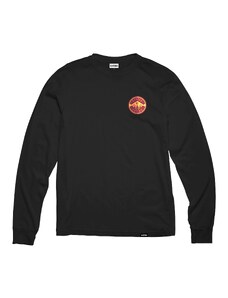Etnies pánské tričko 3 Pines L/S Black | Černá | 100% bavlna