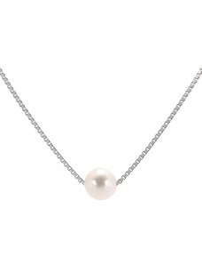 Rafity Stříbrný řetízek s ozdobou perly