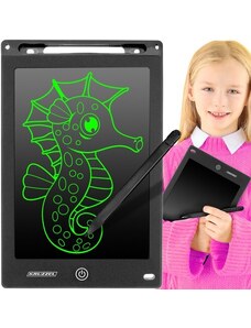 Kruzzel 10" Ultratenký Tablet na Kreslení, Černý, s Ochrannou Funkcí Zámku Obrazovky