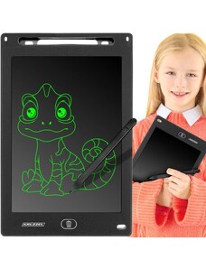 Kruzzel Tablet na kreslení 12", černý, ultratenký s funkcí zámku obrazovky a ochranou životního prostředí