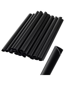 Spony na plotovou pásku GARDLOV, černá, PVC, 19 x 1,25 cm