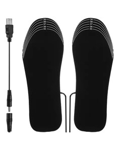 Trizand Vyhřívané vložky do bot s možností zřezání, velikost 35-40, pěnové uhlíkové vlákno, napájení USB