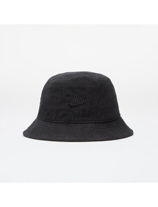 Klobouk Nike Apex Corduroy Bucket Hat Black/ Black