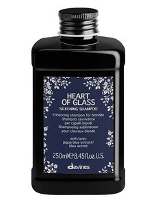 Davines Heart Of Glass Silkening Shampoo 250 ml Šampon pro přírodní a chemicky ošetřené blond vlasy