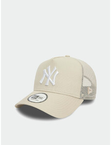 New Era League Essential Trucker New York Yankees (beige)béžová