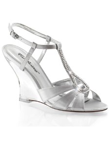 Pleaser lovely-420 stříbrná společenská obuv