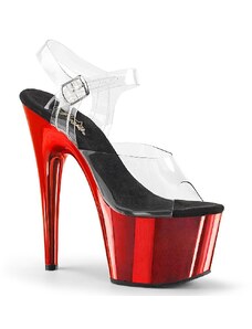 Pleaser adore-708 sexy červené sandály