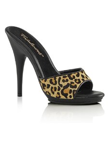 Fabulicious poise-501fur leopard pantofle