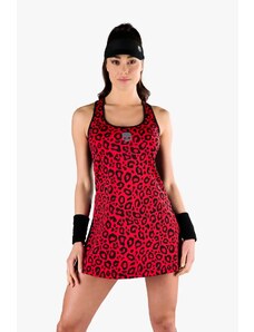 Dámské šaty Hydrogen Panther Tech Dress Black/Red M