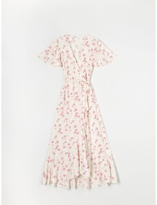 Sinsay - Květinové midi šaty - vícebarevná