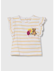 Dětské tričko Guess žlutá barva