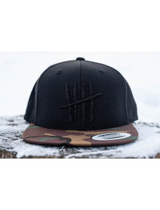 KŠILTOVKA (SNAPBACK) SAVES HELP - Alternative logo - BLK/CAMO - SHK008