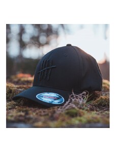 KŠILTOVKA (FLEXFIT) SAVES HELP - Alternative logo - BLK/BLK - SHK005