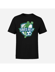 TRIČKO DĚTSKÉ SAVES HELP - Fotbal - Classic logo - SHDETF001
