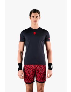 Pánské tričko Hydrogen Panther Tech Tee Black/Red XL