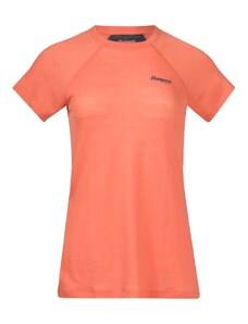 Dámské tričko Bergans Floyen Wool Tee Orange