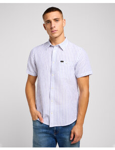 Pánská Košile Lee Ss Leesure Shirt Surf Blue