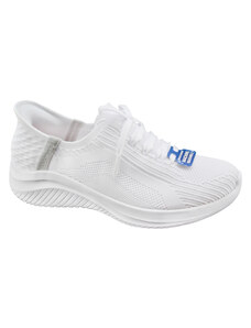 SKECHERS Dámské textilní bílé tenisky 149710-WHT-845