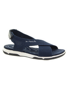 TBS Dámské modré textilní sandále JAZZFIT-Q7002-BLEU-855