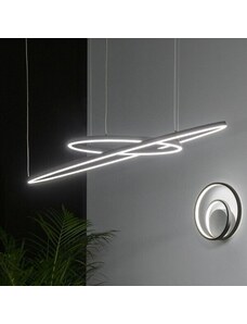 Ideal lux I304458 LED závěsné stropní svítidlo ORACLE SLIM | 76W integrovaný LED zdroj | 7050lm | 3000K