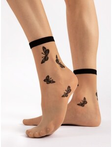 Ponožky Fiore Summer • tělová/černá • 15 DEN