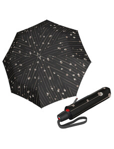 Knirps T.200 Medium Duomatic Pencil Black - dámský plně automatický deštník