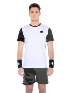 Pánské tričko Hydrogen Tech Camo Tee White/Military Green XL