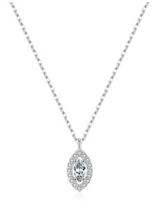 GRACE Silver Jewellery Stříbrný náhrdelník se zirkony Lucie, stříbro 925/1000