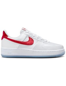 Nike Air Force 1 Low '07 Satin White Varsity Red (Women's)