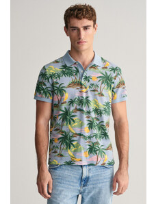 POLOKOŠILE GANT HAWAII PRINT SS POLO modrá S