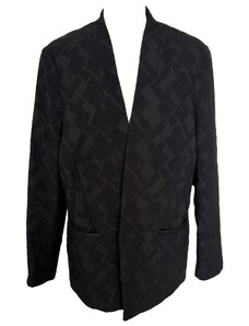 Černý vzorovaný blazer M&S