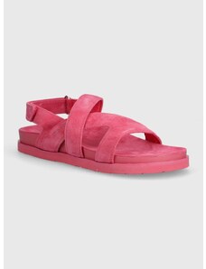 Semišové sandály Gant Mardale dámské, růžová barva, 28503594.G597