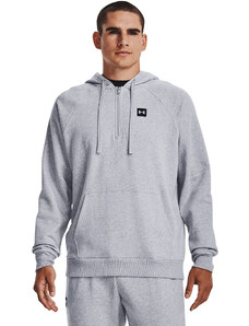 Pánská mikina Under Armour Rival Fleece 1/2 Zip Hd Mod Gray Light Heather