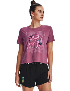 Dámské tričko Under Armour Run Anywhere Ss Pace Pink