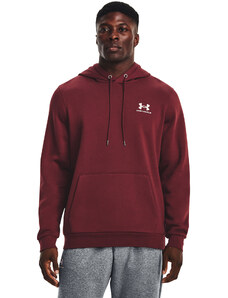 Pánská mikina Under Armour Essential Fleece Hoodie Chestnut Red