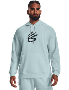 Pánská mikina Under Armour Curry Big Splash Po Hoodie Fuse Teal