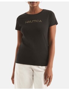 NAUTICA TRIČKO T-SHIRT ΚΜ SUSTAINABLE NAUTICA CREWNECK STUDDED TEE