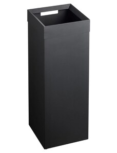Černý kovový odpadkový koš Yamazaki Tall 27 l