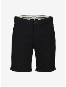 Černé pánské chino kraťasy Jack & Jones Fury - Pánské