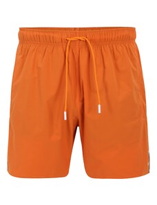BOSS Plavecké šortky 'Iconic' brokátová / tmavě oranžová / černá / bílá